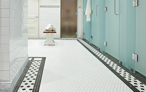 Apawamis bathroom floor tile